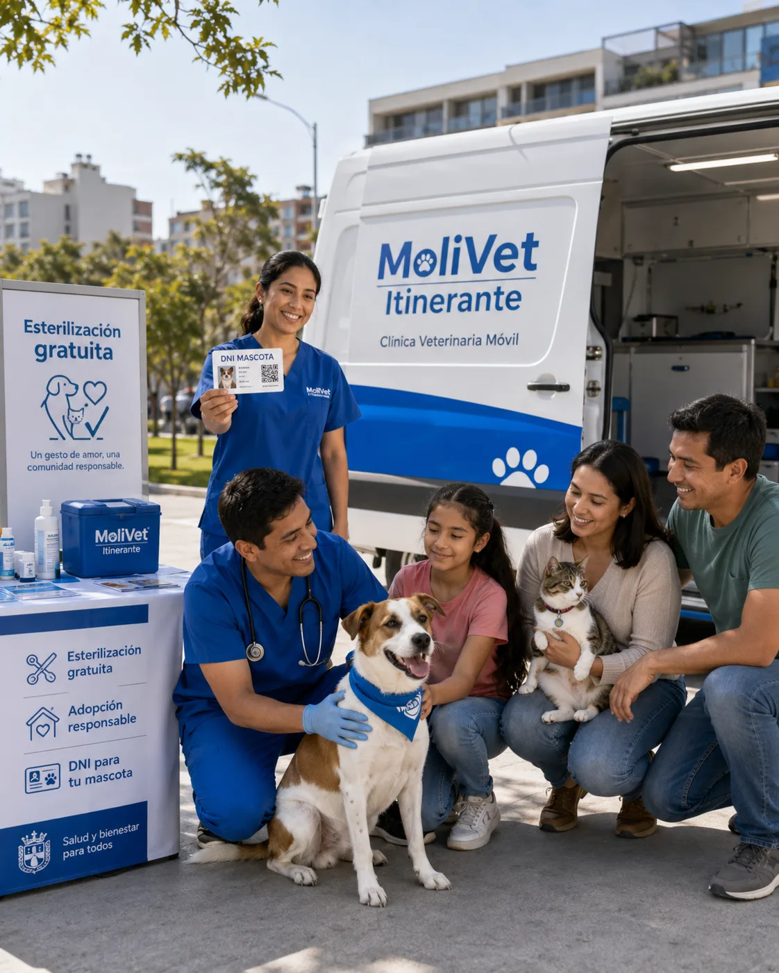 Servicio veterinario MoliVet itinerante para La Molina